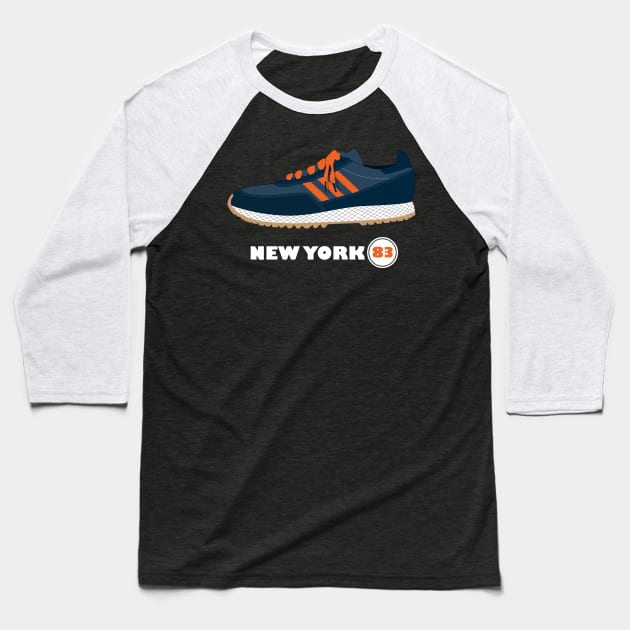 New York 83 Baseball T-Shirt by modernistdesign